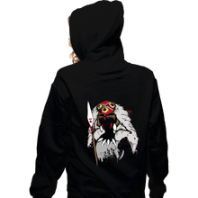 Load image into Gallery viewer, Shirts Zippered Hoodies, Unisex / Small / Black The Princess Of The Forest
