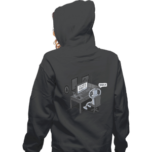 Shirts Zippered Hoodies, Unisex / Small / Dark Heather Robot Problems