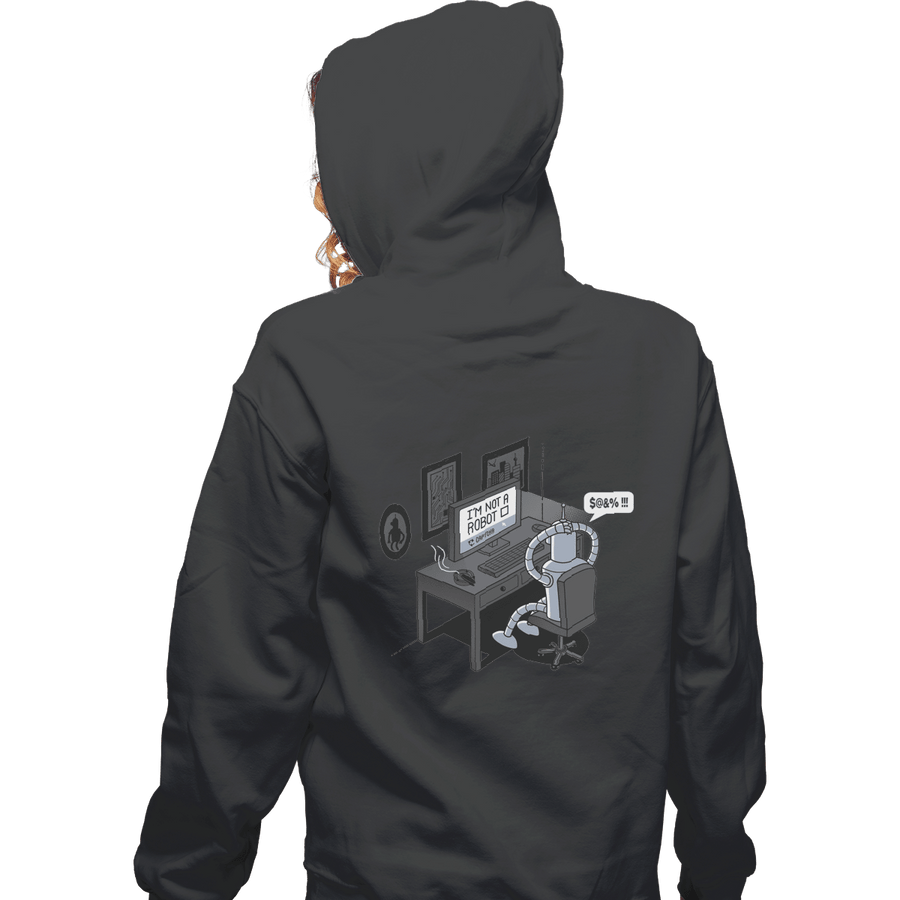 Shirts Zippered Hoodies, Unisex / Small / Dark Heather Robot Problems