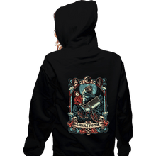 Load image into Gallery viewer, Daily_Deal_Shirts Zippered Hoodies, Unisex / Small / Black The Lovable Visitor
