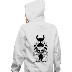 Shirts Zippered Hoodies, Unisex / Small / White The Knight The Shade