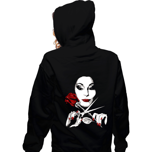 Secret_Shirts Zippered Hoodies, Unisex / Small / Black Morticia