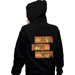 Shirts Zippered Hoodies, Unisex / Small / Black The Good, The Bad, And The Loser