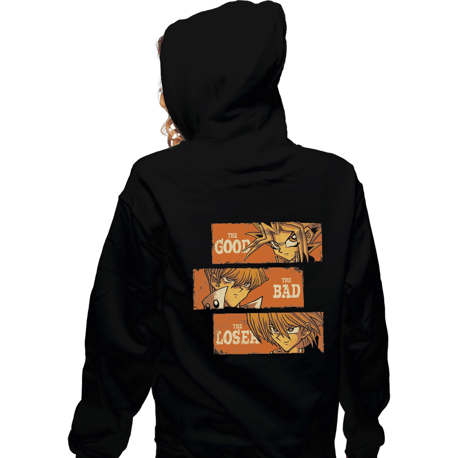 Shirts Zippered Hoodies, Unisex / Small / Black The Good, The Bad, And The Loser