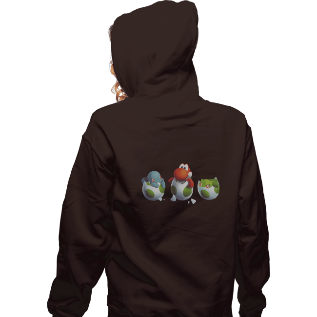 Shirts Zippered Hoodies, Unisex / Small / Dark Chocolate Start With Yoshi