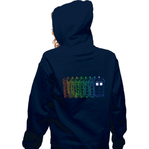 Secret_Shirts Zippered Hoodies, Unisex / Small / Navy Trails