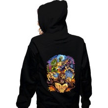 Load image into Gallery viewer, Daily_Deal_Shirts Zippered Hoodies, Unisex / Small / Black Rampage Arcade Tribute
