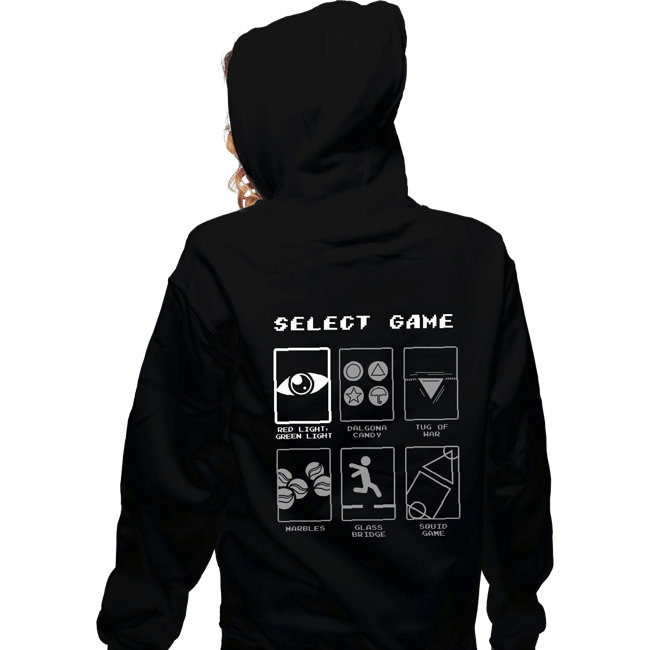 Daily_Deal_Shirts Zippered Hoodies, Unisex / Small / Black Select Game