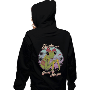 Shirts Zippered Hoodies, Unisex / Small / Black Single Mantis