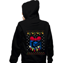 Load image into Gallery viewer, Daily_Deal_Shirts Zippered Hoodies, Unisex / Small / Black Ugly Cube
