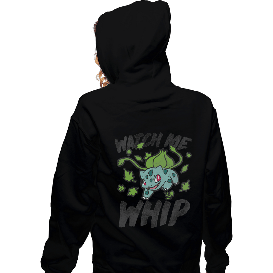 Shirts Zippered Hoodies, Unisex / Small / Black Watch Me Whip