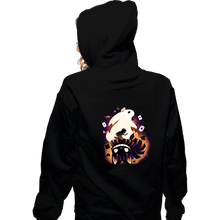 Load image into Gallery viewer, Daily_Deal_Shirts Zippered Hoodies, Unisex / Small / Black Cheshire White Rabbit
