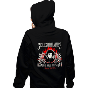 Secret_Shirts Zippered Hoodies, Unisex / Small / Black Scissorhands