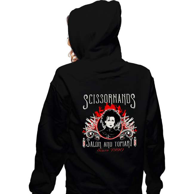 Secret_Shirts Zippered Hoodies, Unisex / Small / Black Scissorhands
