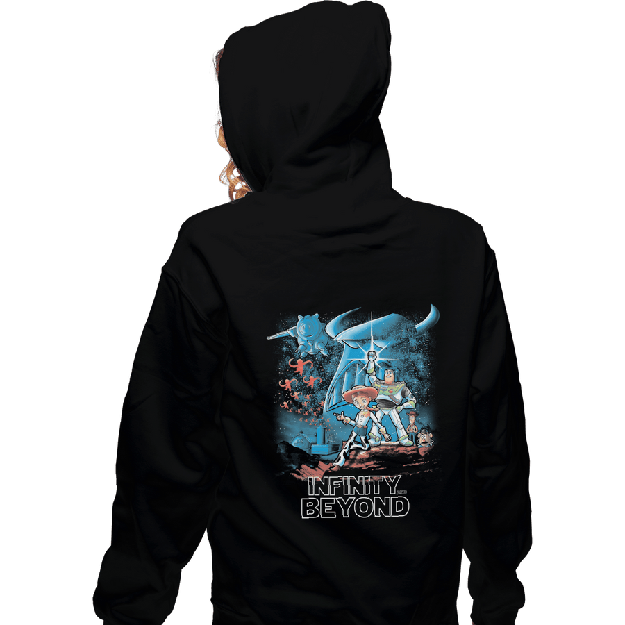 Shirts Zippered Hoodies, Unisex / Small / Black To Infinity And Beyond