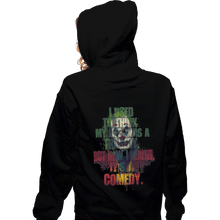 Load image into Gallery viewer, Shirts Zippered Hoodies, Unisex / Small / Black Tragedy Comedy
