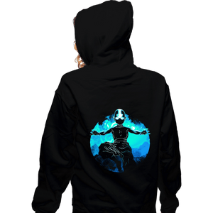 Daily_Deal_Shirts Zippered Hoodies, Unisex / Small / Black Air Bender Orb