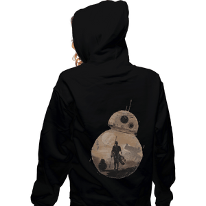 Shirts Zippered Hoodies, Unisex / Small / Black Rolling Through Space