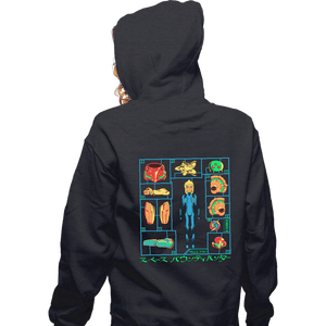 Shirts Zippered Hoodies, Unisex / Small / Dark Heather Hero Builder