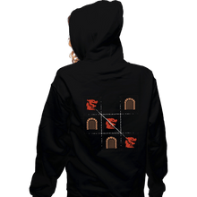 Load image into Gallery viewer, Secret_Shirts Zippered Hoodies, Unisex / Small / Black Three In A Row
