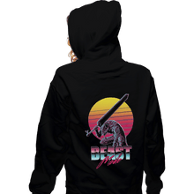 Load image into Gallery viewer, Shirts Zippered Hoodies, Unisex / Small / Black Beast Mode
