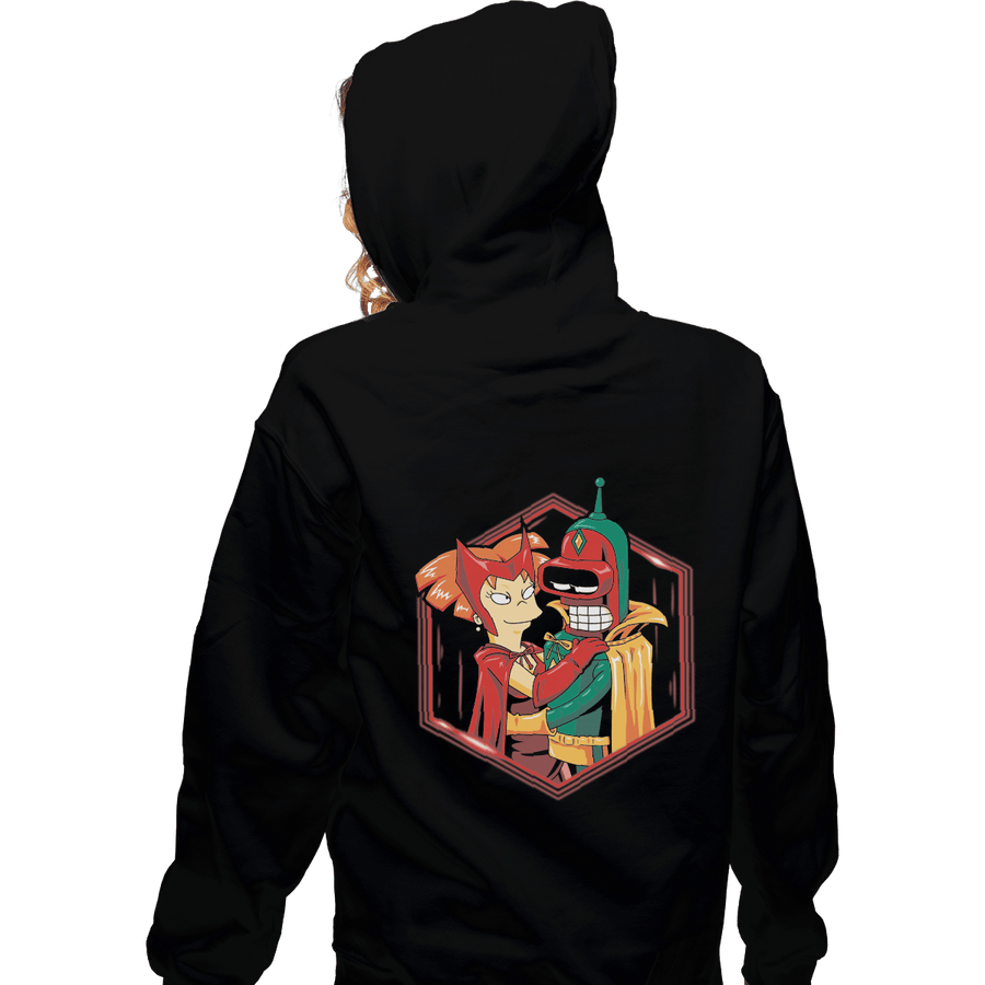 Shirts Zippered Hoodies, Unisex / Small / Black A Futuristic Couple