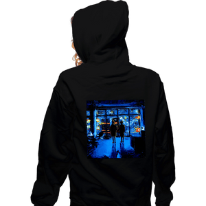 Daily_Deal_Shirts Zippered Hoodies, Unisex / Small / Black Van Gogh Never Watched The World Burn
