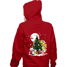 Load image into Gallery viewer, Daily_Deal_Shirts Zippered Hoodies, Unisex / Small / Red Super Christmas
