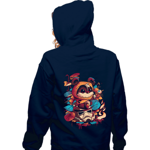 Secret_Shirts Zippered Hoodies, Unisex / Small / Navy Snack Time!!