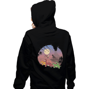 Shirts Zippered Hoodies, Unisex / Small / Black The Land Before Extinction