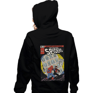 Shirts Zippered Hoodies, Unisex / Small / Black Spiders Of Future Past