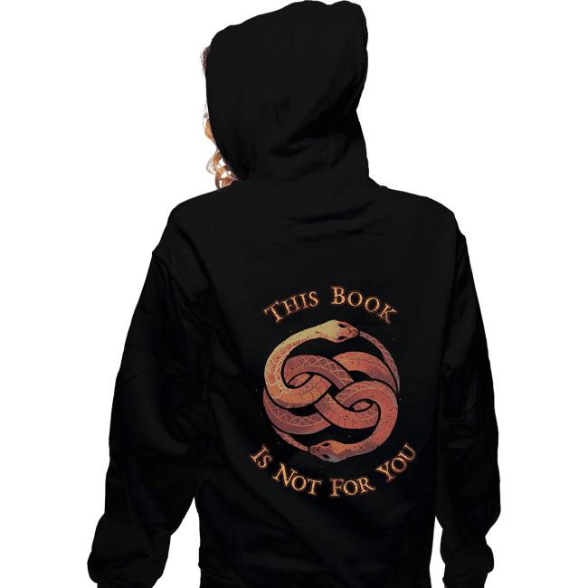 Secret_Shirts Zippered Hoodies, Unisex / Small / Black The Endless Book