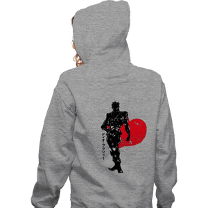 Shirts Zippered Hoodies, Unisex / Small / Sports Grey Crimson Dio