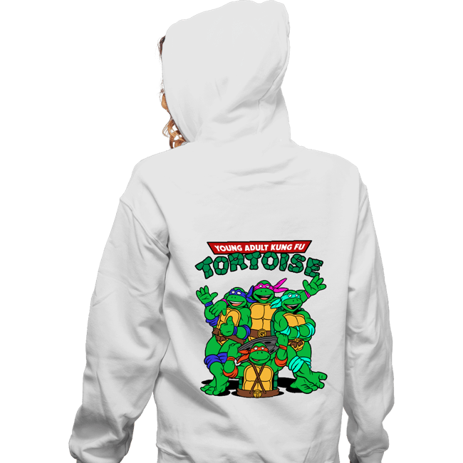 Secret_Shirts Zippered Hoodies, Unisex / Small / White Kung Fu Tortoise