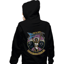 Load image into Gallery viewer, Daily_Deal_Shirts Zippered Hoodies, Unisex / Small / Black Thunderstruck
