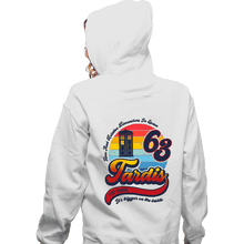 Load image into Gallery viewer, Secret_Shirts Zippered Hoodies, Unisex / Small / White Big On The Inside
