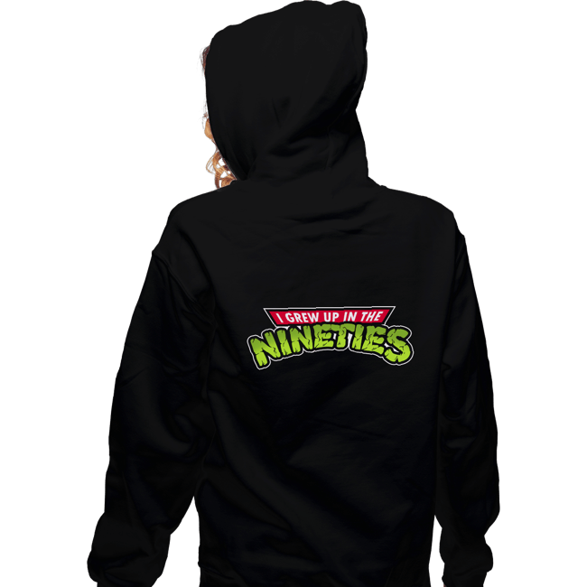 Secret_Shirts Zippered Hoodies, Unisex / Small / Black Grew Up In The Nineties