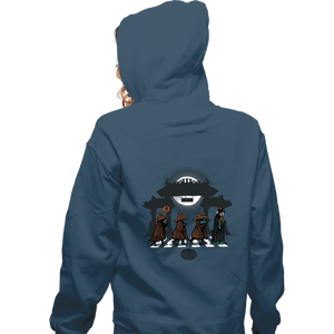 Daily_Deal_Shirts Zippered Hoodies, Unisex / Small / Indigo Blue Warrior Society