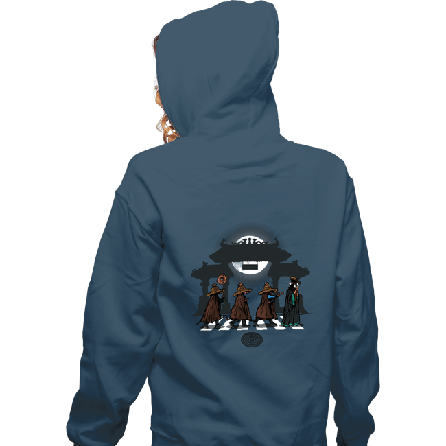 Daily_Deal_Shirts Zippered Hoodies, Unisex / Small / Indigo Blue Warrior Society
