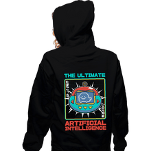 Load image into Gallery viewer, Daily_Deal_Shirts Zippered Hoodies, Unisex / Small / Black Vintage Virtual Pet
