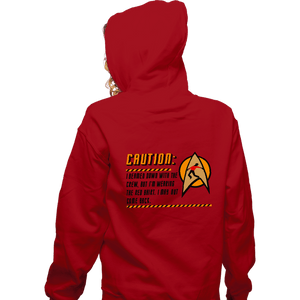 Shirts Zippered Hoodies, Unisex / Small / Red Red Shirt Guy