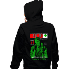 Load image into Gallery viewer, Last_Chance_Shirts Zippered Hoodies, Unisex / Small / Black Redfield Green Herb
