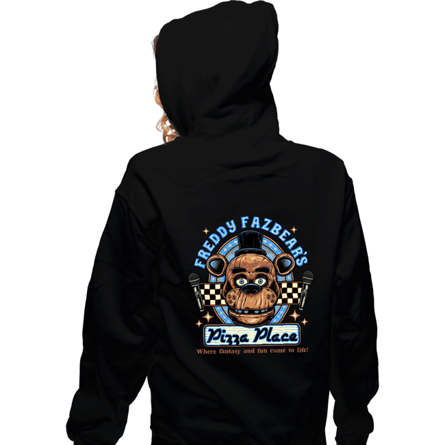 Secret_Shirts Zippered Hoodies, Unisex / Small / Black Freddy's Pizza Place