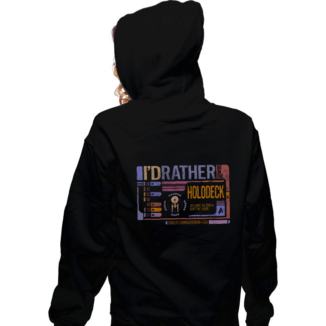 Shirts Zippered Hoodies, Unisex / Small / Black Holodeck Reunion