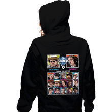 Load image into Gallery viewer, Shirts Zippered Hoodies, Unisex / Small / Black Time Fighters 7th VS 8th
