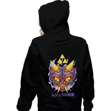 Load image into Gallery viewer, Shirts Pullover Hoodies, Unisex / Small / Black Majora&#39;s Oni Mask

