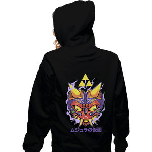 Shirts Pullover Hoodies, Unisex / Small / Black Majora's Oni Mask