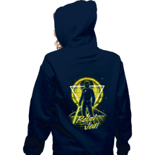 Load image into Gallery viewer, Shirts Zippered Hoodies, Unisex / Small / Navy Retro Rebel Jedi

