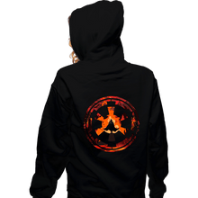 Load image into Gallery viewer, Daily_Deal_Shirts Zippered Hoodies, Unisex / Small / Black The Fallen Knight
