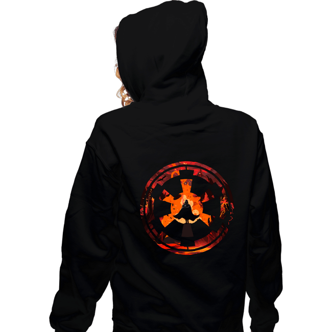 Daily_Deal_Shirts Zippered Hoodies, Unisex / Small / Black The Fallen Knight